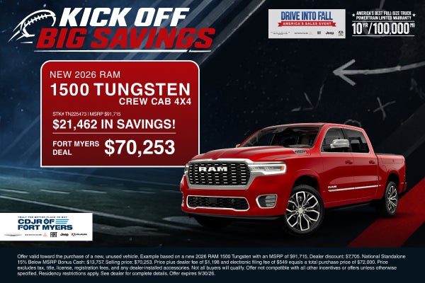 New 2026 1500 Tungsten Crew Cab 4x4