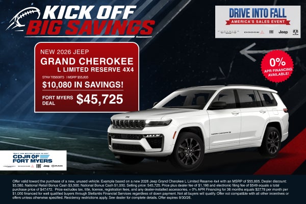 New 2026 Jeep Grand Cherokee L Limited Reserve 4x4